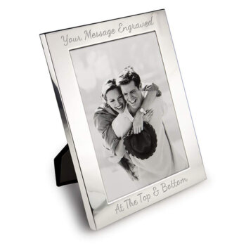 6" x 4" Silver Plated Photo Frame