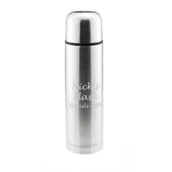 Brushed Steel Thermos Flask 500ml