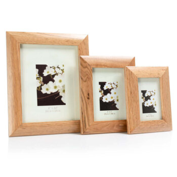 8 x 10 Oak Natural Wood Frame