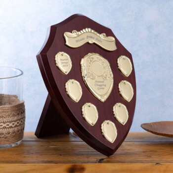 Personalised Truimph 10 Gold Annual Shield